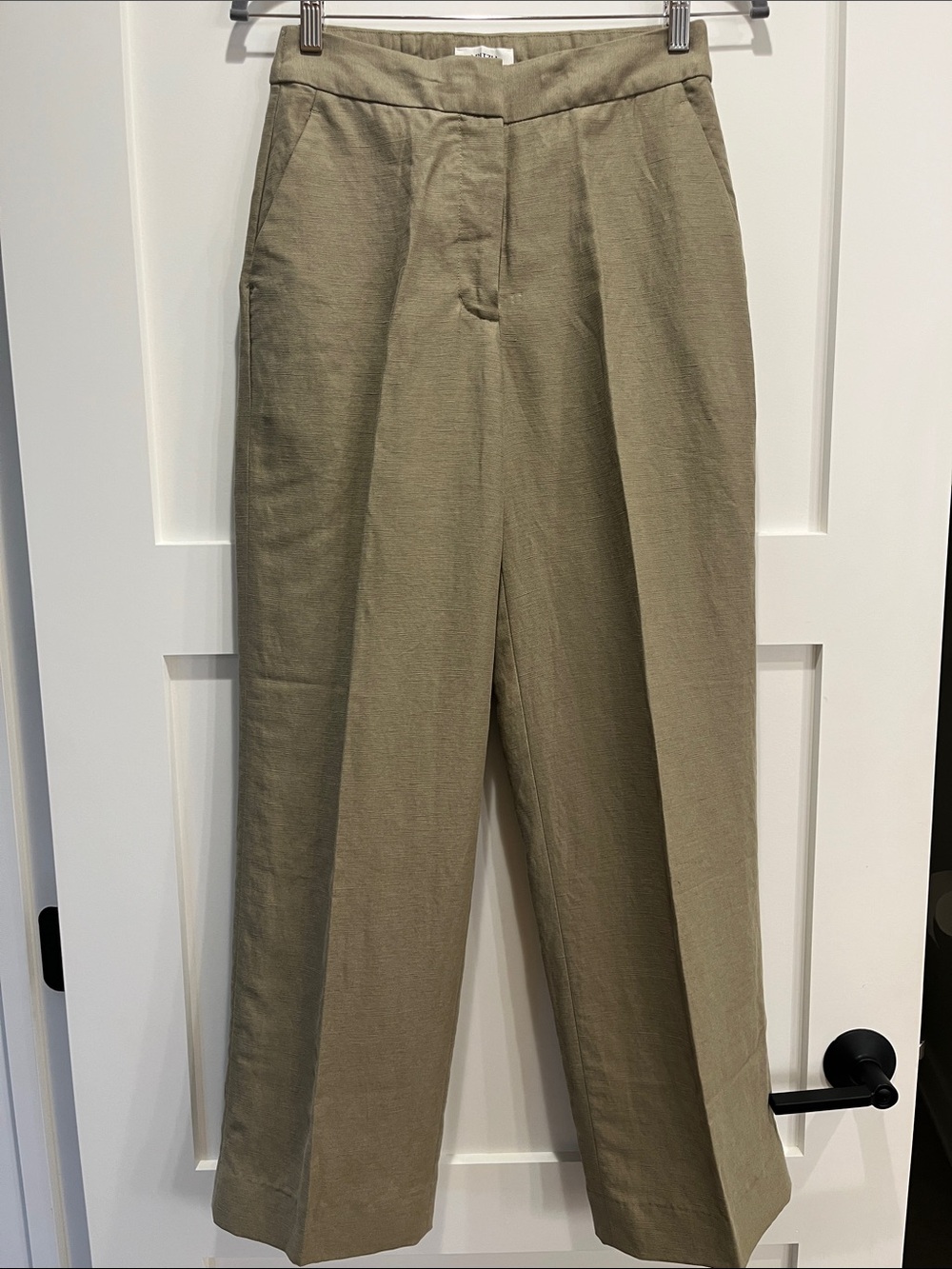 Aritzia Limitless Pant in Cruise Linen Sundried Olive 4 Curve Fit NWOT